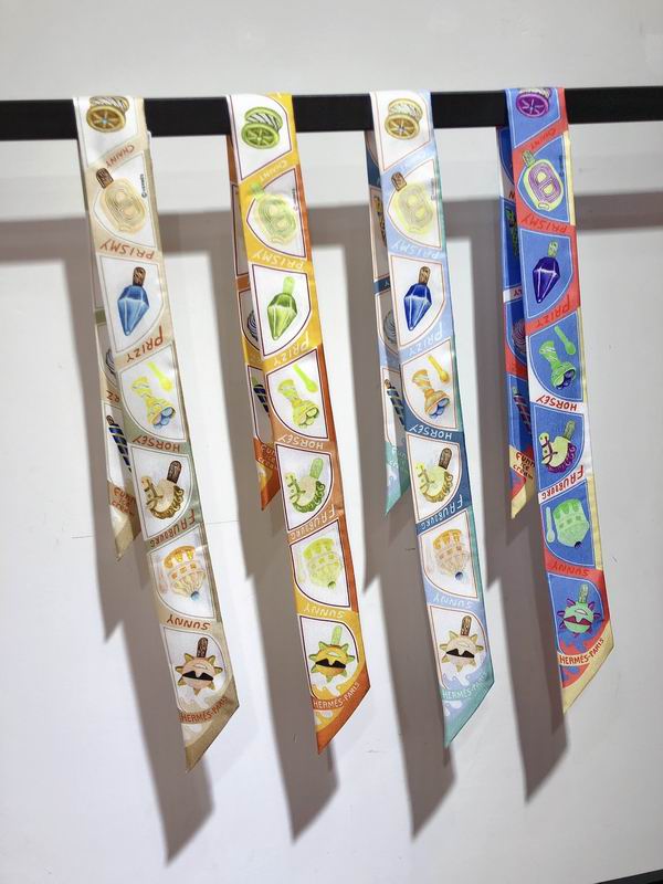 Hermes silk ribbon 5X86cm E011024